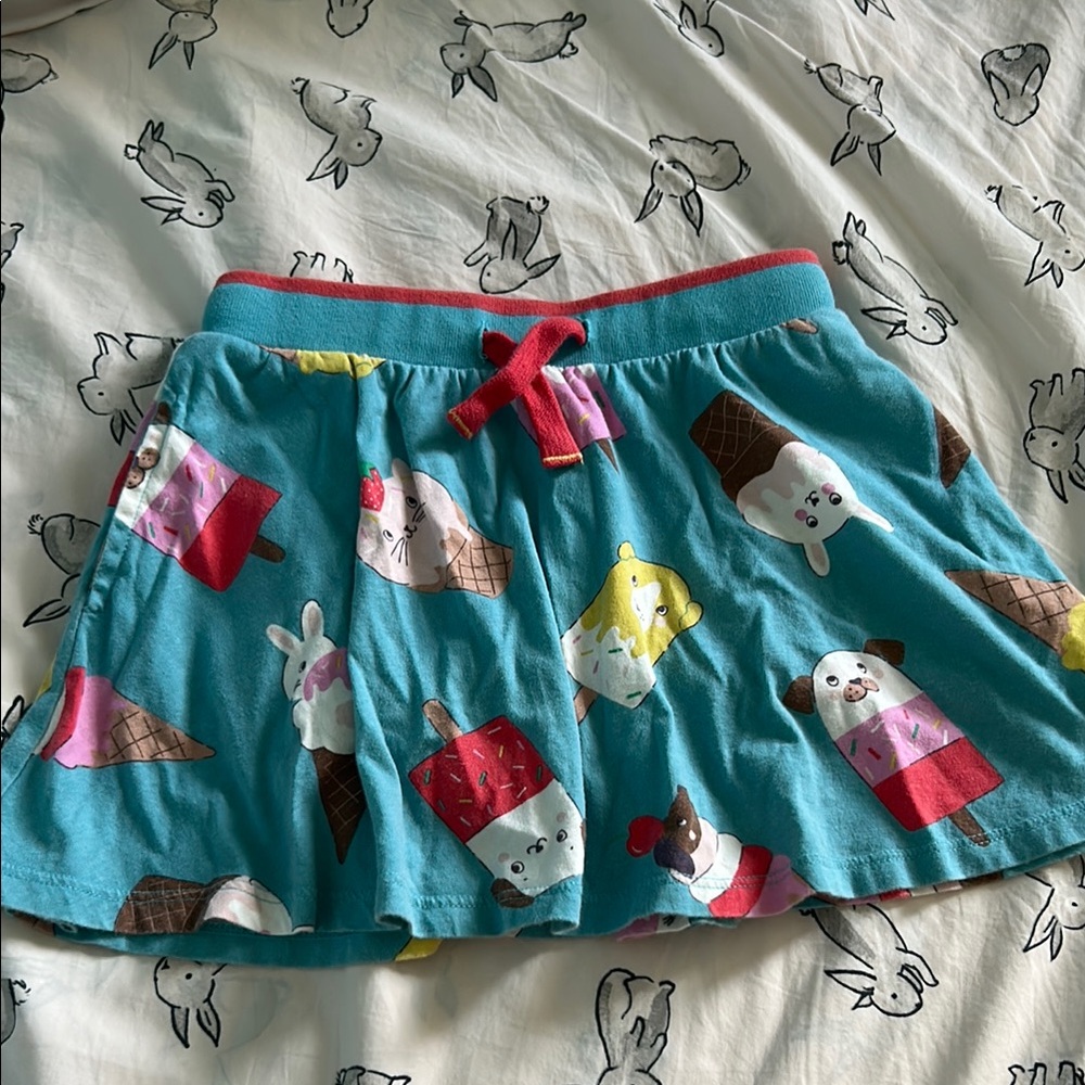 Mini Boden Blue and Pink Striped Skirt